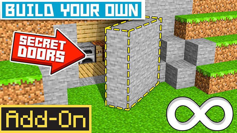 Secret Doors Add-On on the Minecraft Marketplace by 100Media