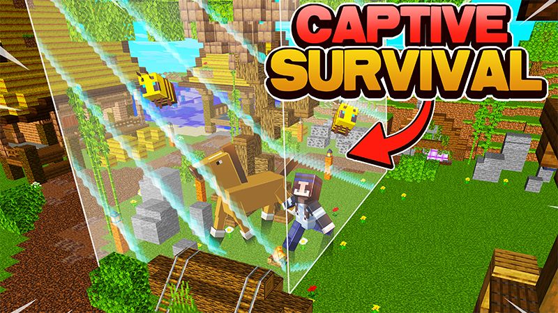 Captive Survival on the Minecraft Marketplace by 2-tail-productions