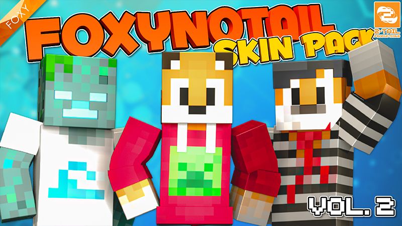 FoxyNoTail Skin Pack Vol. 2 on the Minecraft Marketplace by 2-Tail Productions