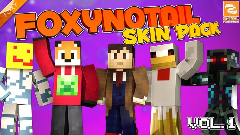 FoxyNoTail Skin Pack Vol.1 on the Minecraft Marketplace by 2-Tail Productions