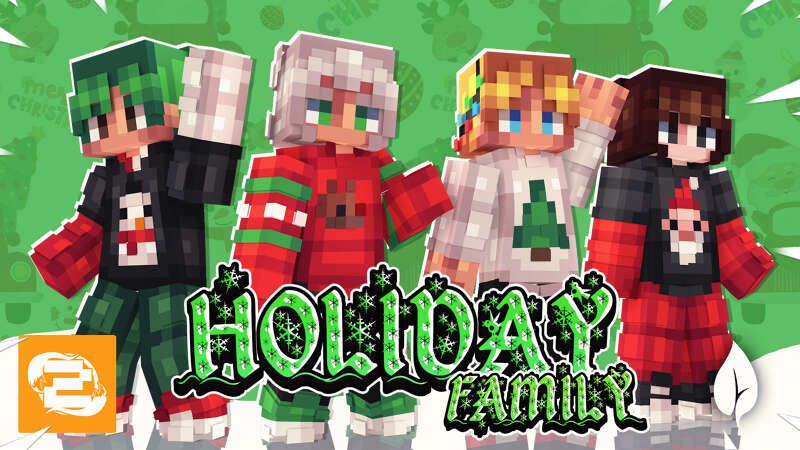 Holiday Family on the Minecraft Marketplace by 2-Tail Productions