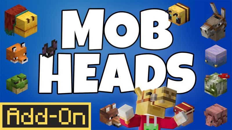 Mob Heads on the Minecraft Marketplace by 2-Tail Productions