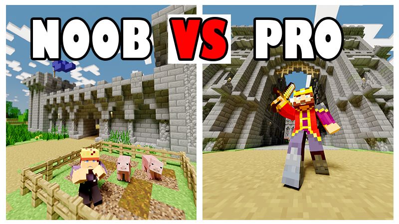 Noob vs Pro : Castle Edition on the Minecraft Marketplace by 2-Tail Productions