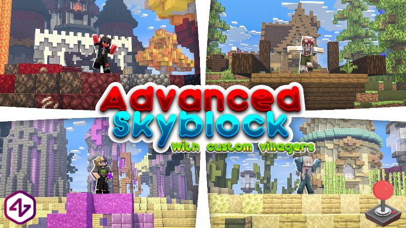 Advanced Skyblock on the Minecraft Marketplace by 4KS Studios