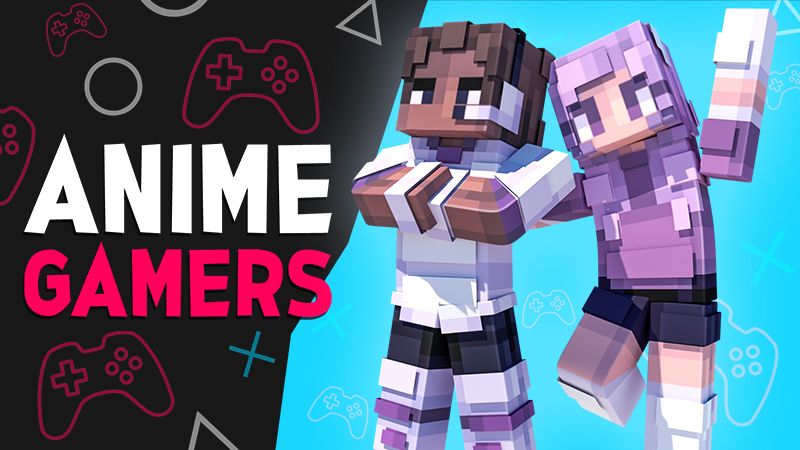 Anime Gamers on the Minecraft Marketplace by 4KS Studios