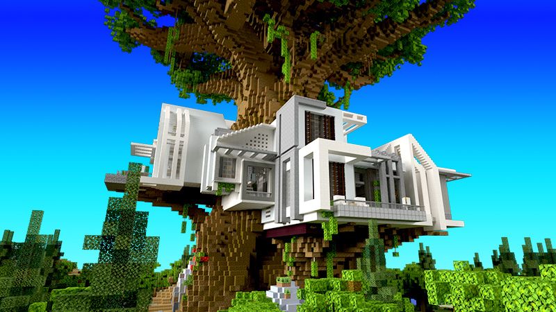 Billionaire Tree House on the Minecraft Marketplace by 4KS Studios