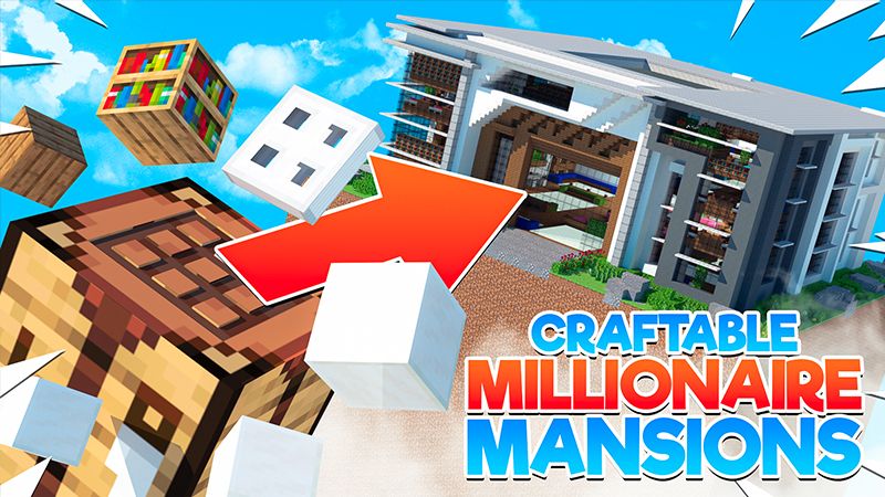 Craftable Millionaire Mansions on the Minecraft Marketplace by 4KS Studios