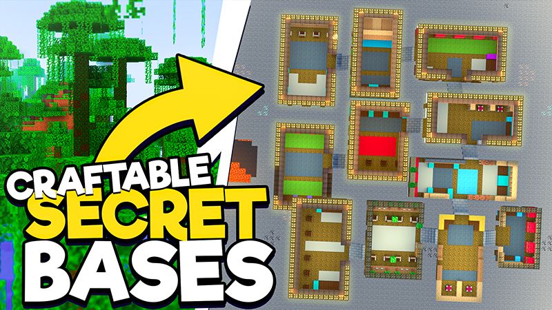 Craftable Secret Bases on the Minecraft Marketplace by 4KS Studios