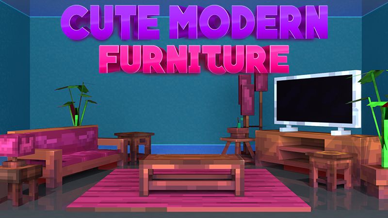 Cute Modern Furniture on the Minecraft Marketplace by 4KS Studios