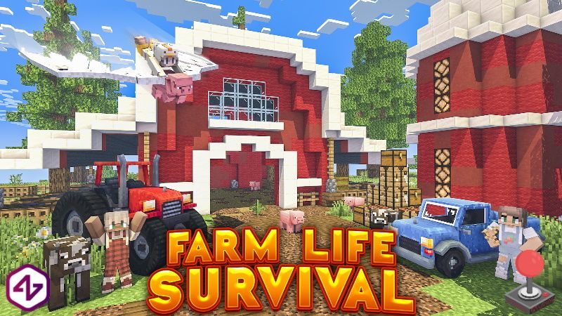 Farm Life Survival on the Minecraft Marketplace by 4KS Studios