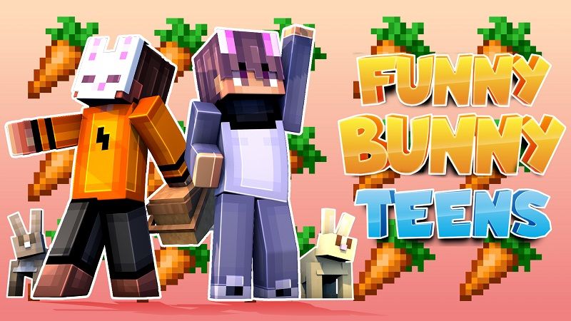 Funny Bunny Teens on the Minecraft Marketplace by 4KS Studios