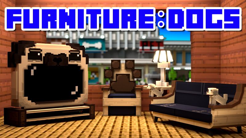 Furniture: Dogs on the Minecraft Marketplace by 4KS Studios