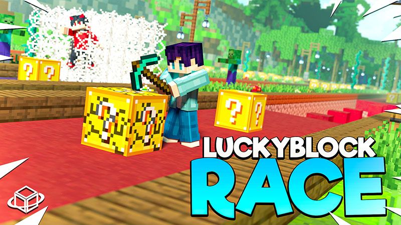 Lucky Block Race on the Minecraft Marketplace by 4KS Studios