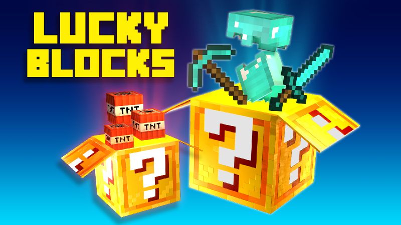 Lucky Blocks on the Minecraft Marketplace by 4KS Studios