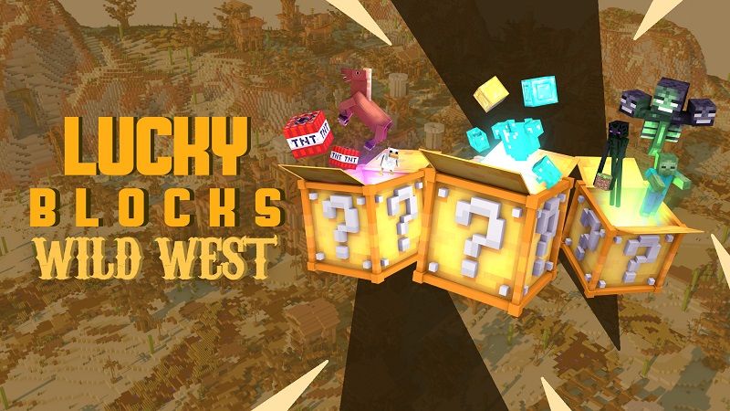 Lucky Blocks Wild West on the Minecraft Marketplace by 4KS Studios