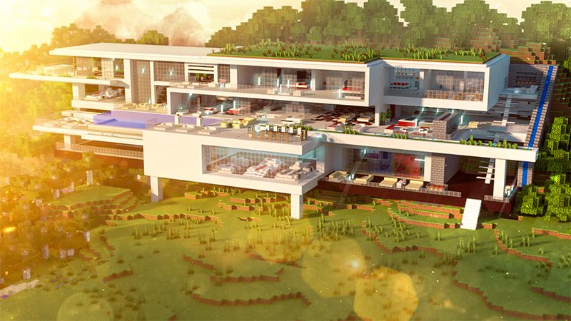 Mega Party Mansion on the Minecraft Marketplace by 4KS Studios