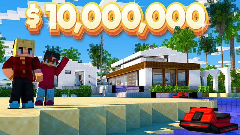 Millionaire Beach Mansion on the Minecraft Marketplace by 4KS Studios