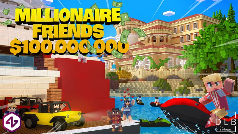 Millionaire Friends on the Minecraft Marketplace by 4KS Studios