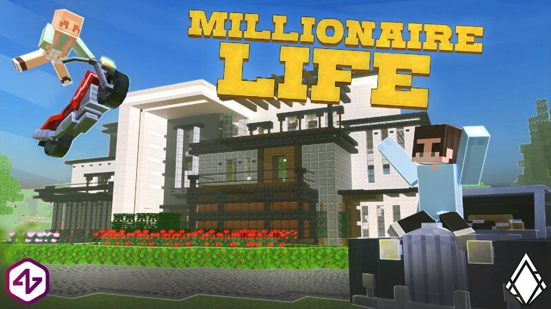 Millionaire Life on the Minecraft Marketplace by 4KS Studios