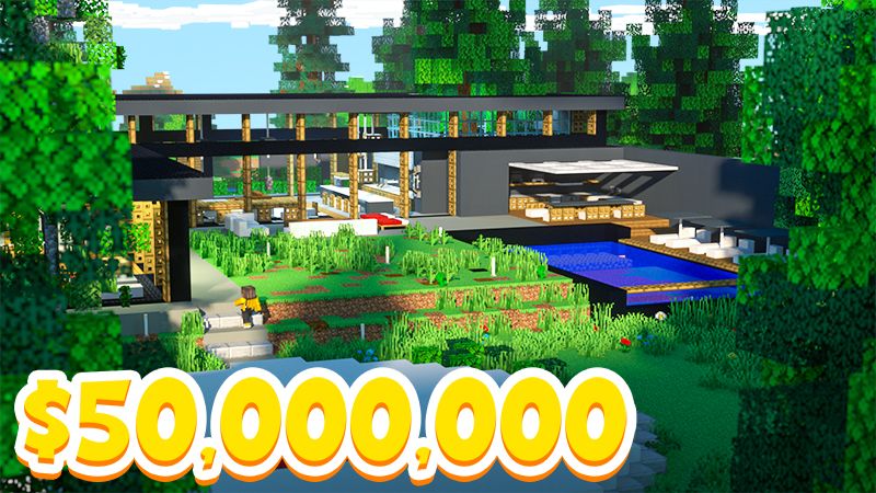 Millionaire Modern Mansion! on the Minecraft Marketplace by 4KS Studios