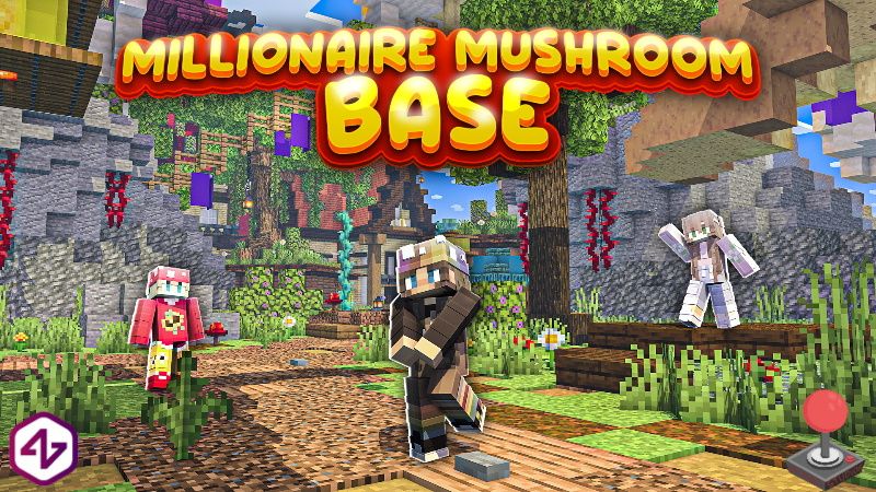 Millionaire Mushroom Base on the Minecraft Marketplace by 4KS Studios