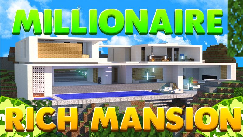 Millionaire Rich Mansion on the Minecraft Marketplace by 4KS Studios