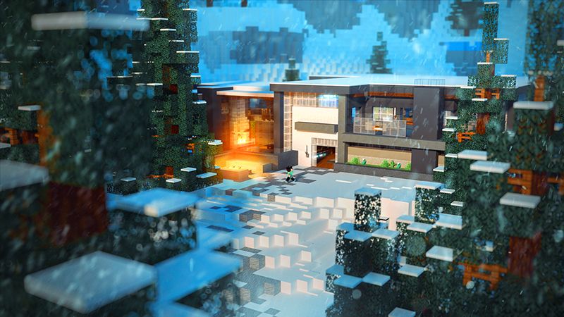 Millionaire Winter Vacation on the Minecraft Marketplace by 4KS Studios