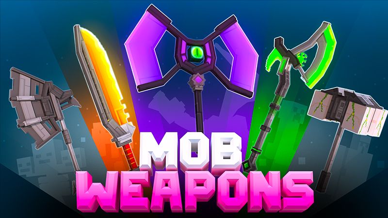 Mob Weapons on the Minecraft Marketplace by 4KS Studios