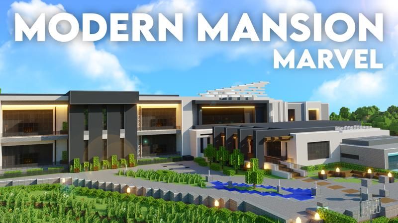 Modern Mansion Marvel on the Minecraft Marketplace by 4KS Studios