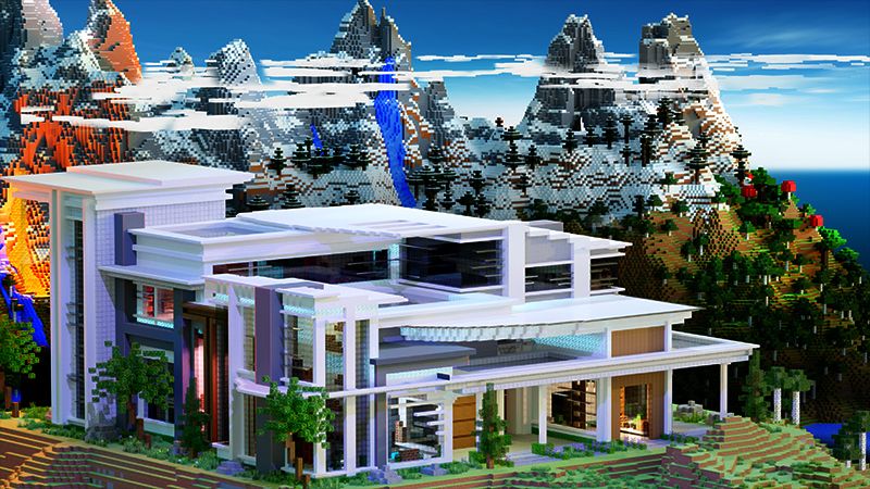 Mountain Mansion on the Minecraft Marketplace by 4KS Studios