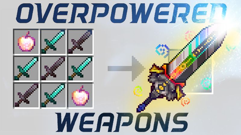 Overpowered Weapons on the Minecraft Marketplace by 4ks-studios