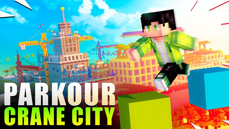 Parkour Crane City on the Minecraft Marketplace by 4KS Studios