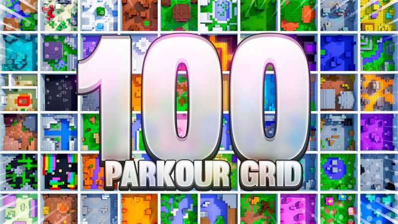 Parkour Grid 100 on the Minecraft Marketplace by 4KS Studios