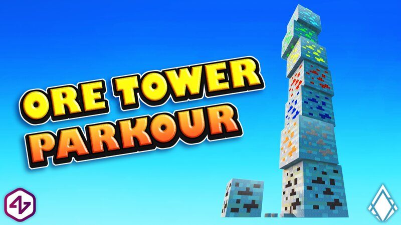 Parkour Ore Tower on the Minecraft Marketplace by 4KS Studios