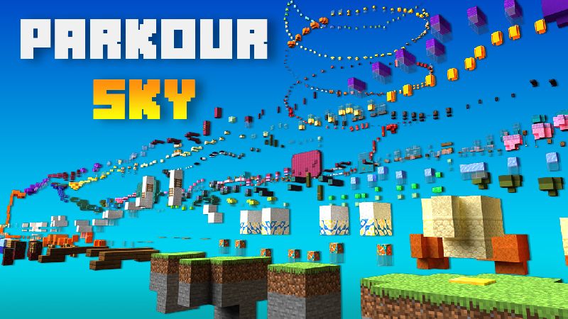 Parkour Sky on the Minecraft Marketplace by 4KS Studios