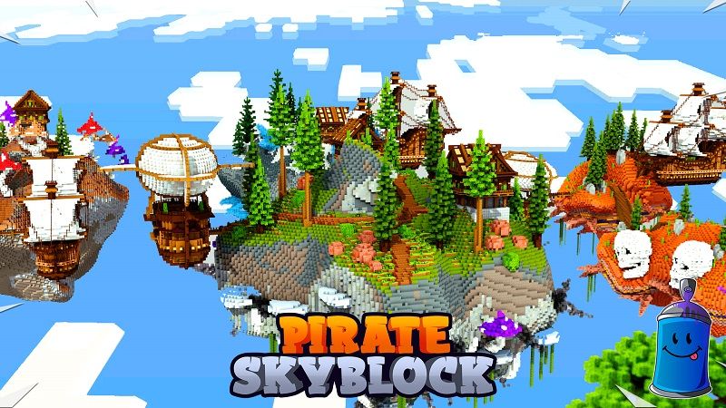 Pirate Skyblock on the Minecraft Marketplace by 4KS Studios