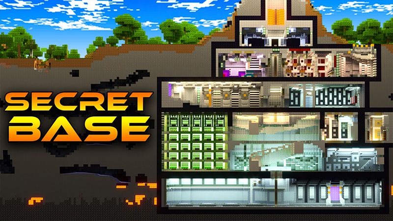 Secret Base on the Minecraft Marketplace by 4KS Studios