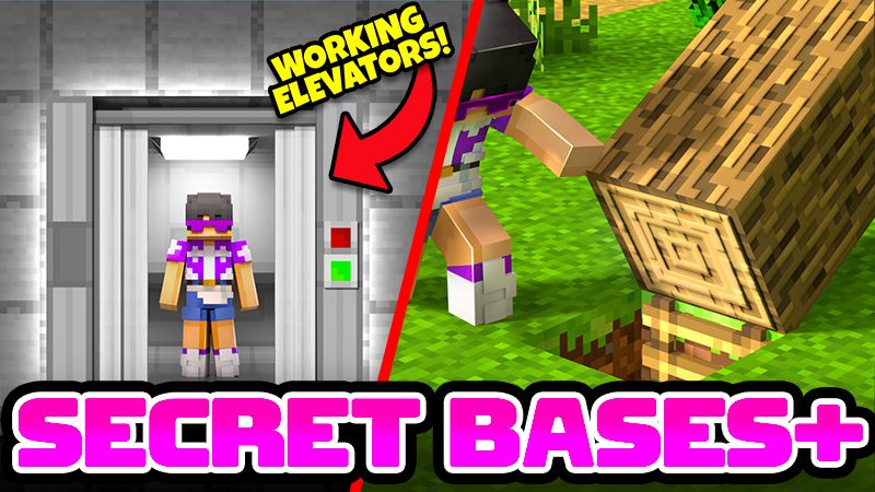 SECRET BASES+ on the Minecraft Marketplace by 4KS Studios