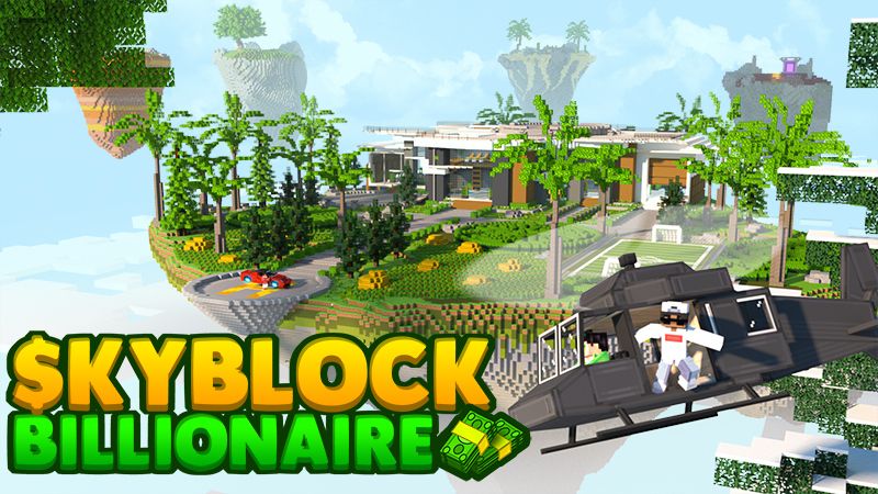 Skyblock Billionaire on the Minecraft Marketplace by 4KS Studios