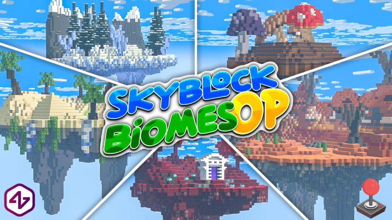 Skyblock Biomes OP on the Minecraft Marketplace by 4KS Studios