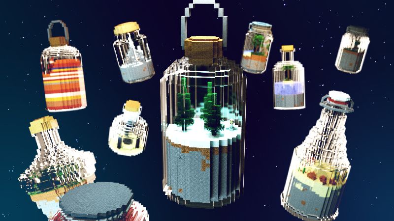 Skyblock Bottles on the Minecraft Marketplace by 4KS Studios