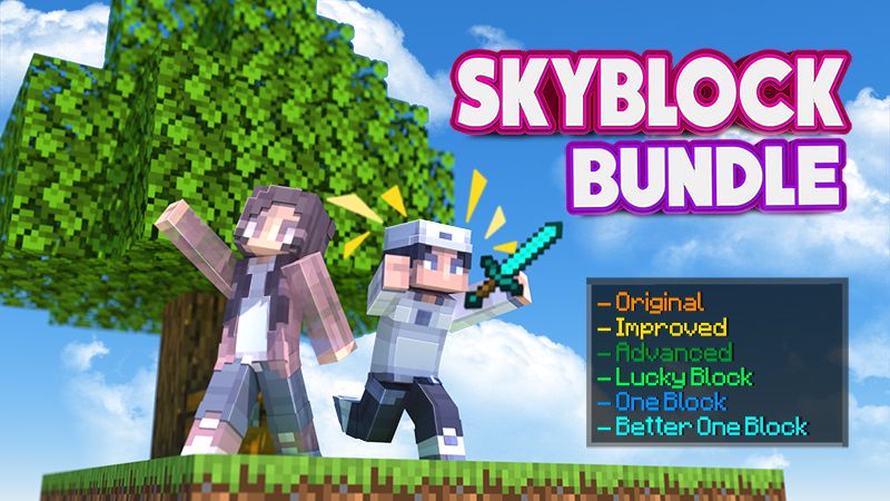 SKYBLOCK BUNDLE on the Minecraft Marketplace by 4KS Studios