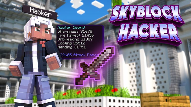 Skyblock Hacker on the Minecraft Marketplace by 4KS Studios