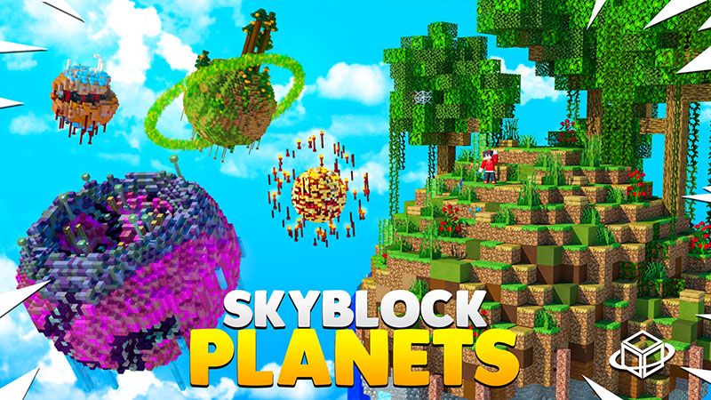 Skyblock Planets on the Minecraft Marketplace by 4KS Studios