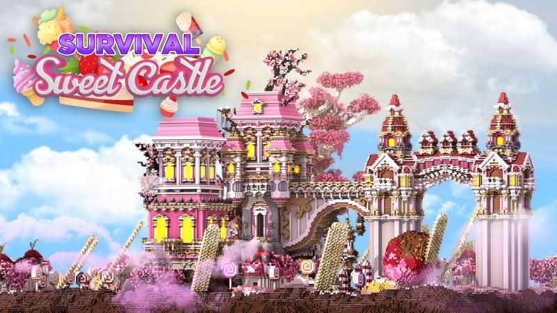 Survival Sweet Castle on the Minecraft Marketplace by 4KS Studios