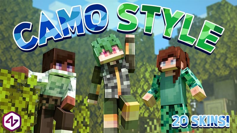 Teen Camo Style on the Minecraft Marketplace by 4KS Studios