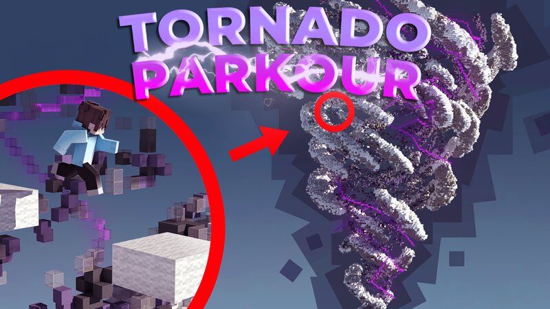 Tornado Parkour on the Minecraft Marketplace by 4KS Studios