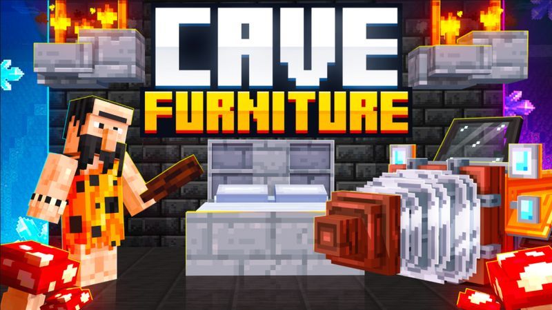 Cave Furniture on the Minecraft Marketplace by 5 Frame Studios