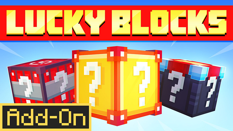 Lucky Blocks Add-On on the Minecraft Marketplace by 5 Frame Studios