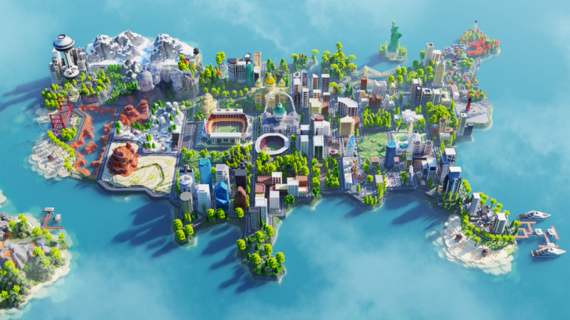 United States on the Minecraft Marketplace by 5 Frame Studios